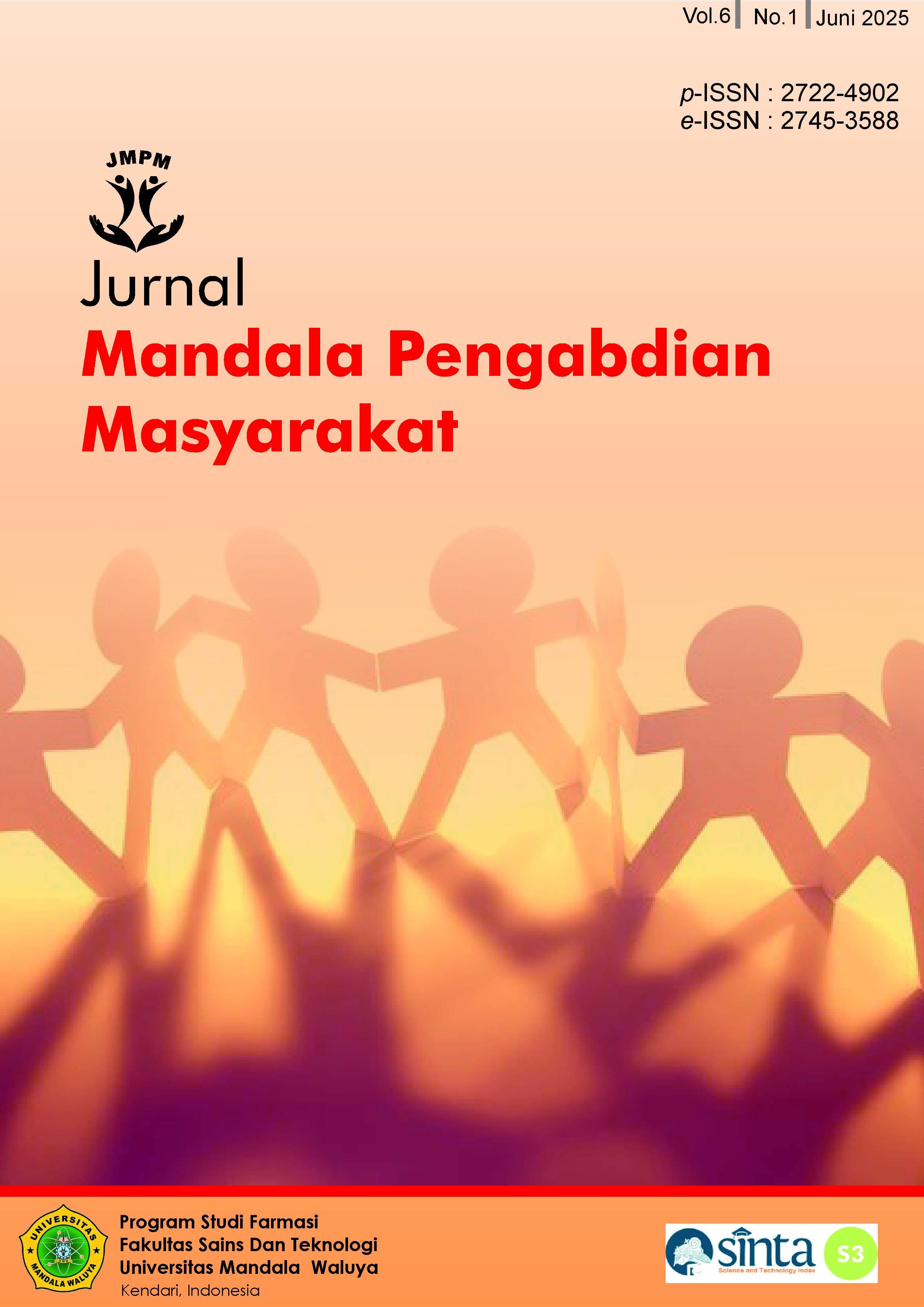 					View Vol. 6 No. 1 (2025): Jurnal Mandala Pengabdian Masyarakat
				